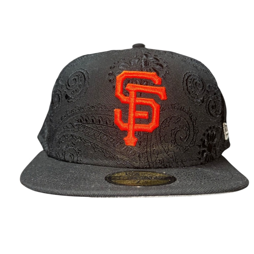 San Francisco Giants Paisley Swirl New Era 59FIFTY Fitted Cap sz 7 1/4 Hat